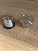 Nieuw, Nespresso hervulbare RVS koffiecup set t.w.v. €35,-, Ophalen of Verzenden, Nieuw