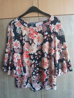 Vrolijke blouse met bloemenprint aparte mouw Primark maat 38, Primark, Ophalen of Verzenden, Gedragen, Maat 38/40 (M)