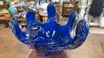 Murano Glazen Schaal - Royal Blue - Perfect!, Antiek en Kunst, Antiek | Glas en Kristal, Ophalen of Verzenden
