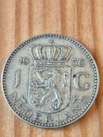 Zilveren gulden 1956 - Koningin Juliana, 1 gulden, Koningin Juliana, Zilver, Ophalen of Verzenden