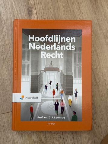 Hoofdlijnen Nederlands Recht - 15e druk beschikbaar voor biedingen