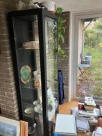 vitrine kast hoog, Ophalen, 50 tot 100 cm, Zo goed als nieuw, 150 tot 200 cm
