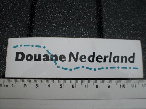 sticker douane nederland logo, Verzamelen, Stickers, Zo goed als nieuw, Bedrijf of Vereniging, Verzenden