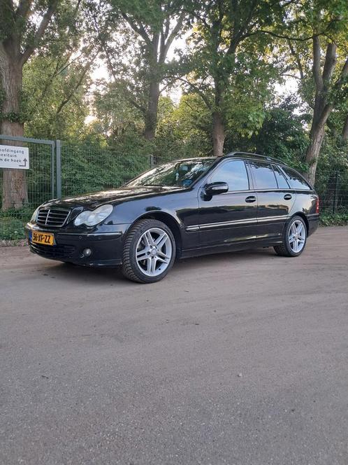 Mercedes-Benz C-Klasse 1.8 C180 Kompr Combi AUT 2007 Zwart, Auto's, Mercedes-Benz, Particulier, C-Klasse, ABS, Airbags, Airconditioning