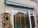 Luifel  handmatig  grijs inzgst.  3.50 x3.00, Tuin en Terras, Zonneschermen, Ophalen of Verzenden, Zo goed als nieuw, Knikarmscherm