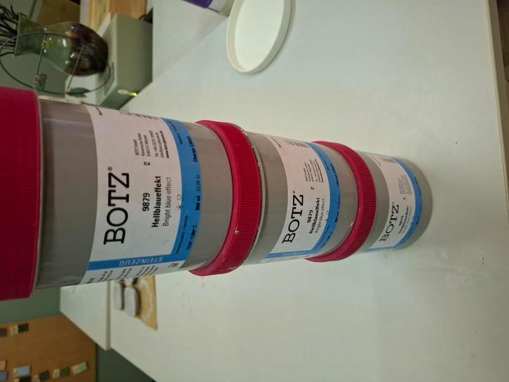 Glazuur hellblauefect van botz, Hobby en Vrije tijd, Overige Hobby en Vrije tijd, Zo goed als nieuw, Ophalen