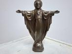antiek beeld heilig hart van jezus bronzen gegoten sculpuur, Ophalen of Verzenden
