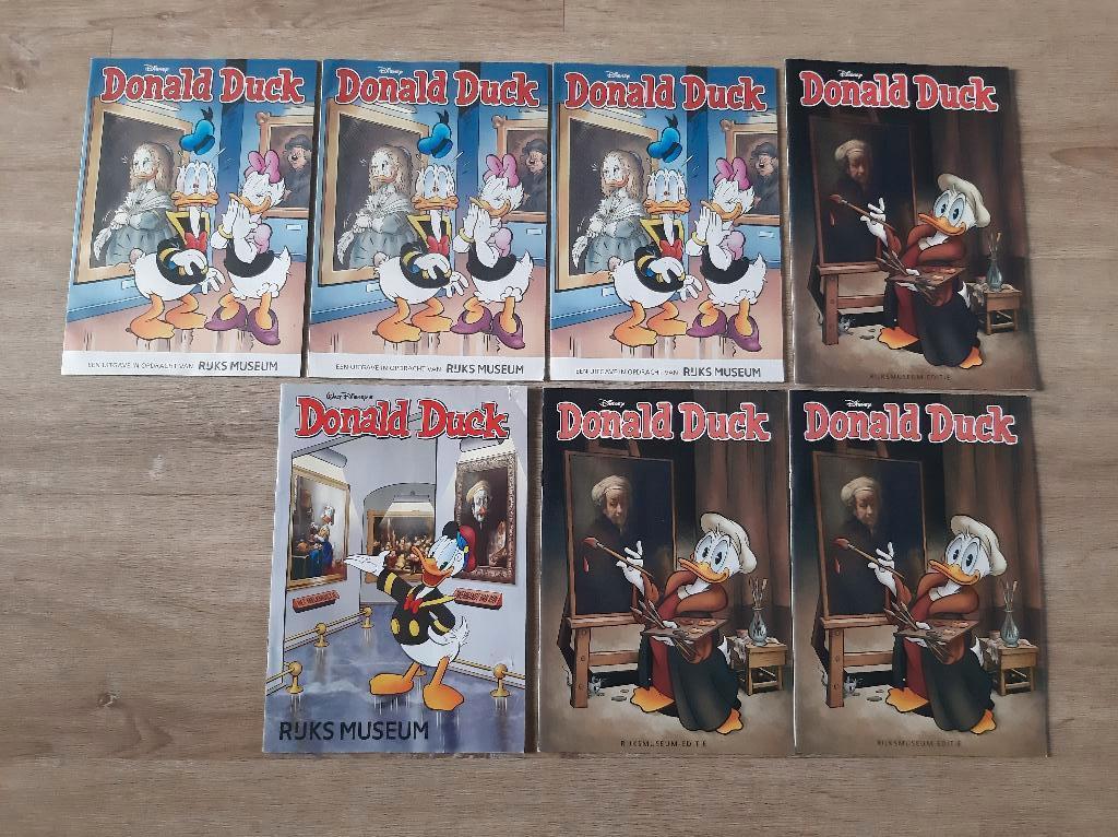Donald Duck Rijksmuseum editie 2014, 2018/ 2019 en 2024, Meerdere stripboeken, Ophalen of Verzenden, Zo goed als nieuw