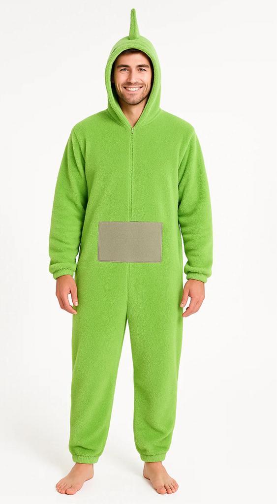 Groene Teletubbie onesie – Dipsy – maat XL!, Kleding | Heren, Pyjama's, Nieuw, Maat 56/58 (XL), Verzenden