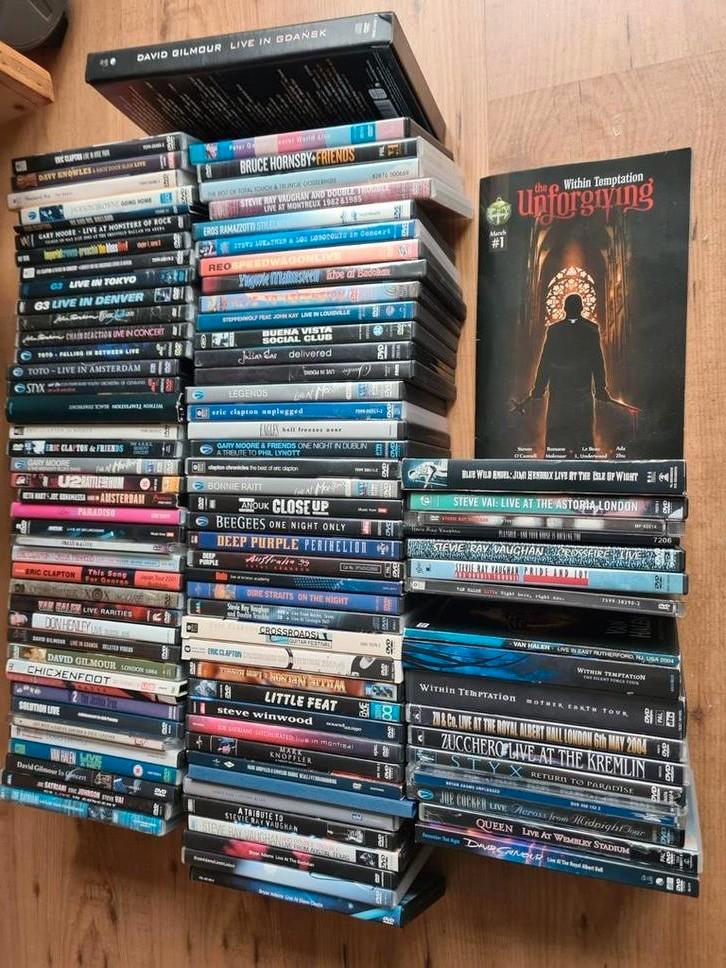 Muziek DVD Collectie - Diverse Artiesten, Cd's en Dvd's, Dvd's | Muziek en Concerten, Gebruikt, Alle leeftijden, Ophalen