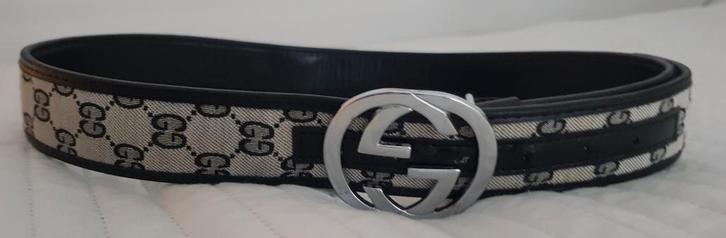 Gucci dames riem zwart creme grijs merk riemen accessoires, Kleding | Dames, Riemen en Ceinturen, Gedragen, Zwart, Verzenden