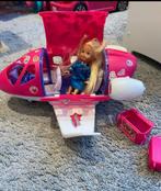 Vliegtuig roze met pop, Kinderen en Baby's, Speelgoed | Poppen, Ophalen of Verzenden