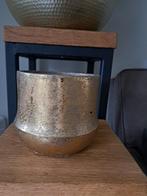Gouden bloempot, Ophalen of Verzenden, Gebruikt