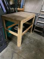 Steigerhouten statafel / sta bureau, Ophalen, Nieuw