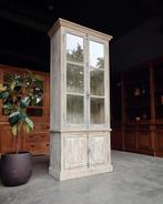 Franse Vitrinekast  Greywash Buffetkast | Espagnolet #2283, Niet ingevuld, 200 cm of meer, Niet ingevuld, 25 tot 50 cm