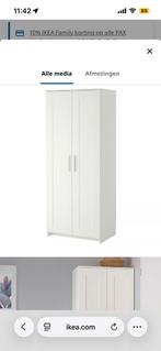 Witte Brimnes kast van Ikea - 2 deurs, Huis en Inrichting, Ophalen, Overige materialen, Gebruikt, 50 tot 100 cm