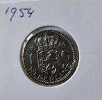 1 gulden 1954, Postzegels en Munten, Munten | Nederland, Zilver, 1 gulden, Koningin Juliana, Losse munt