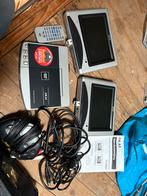 Draagbare dvd speler met 2 schermen, Ophalen, Zo goed als nieuw, Overige merken