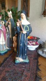 zeer mooi groter beeld van de heilige rita met bijtjes, Antiek en Kunst, Ophalen of Verzenden