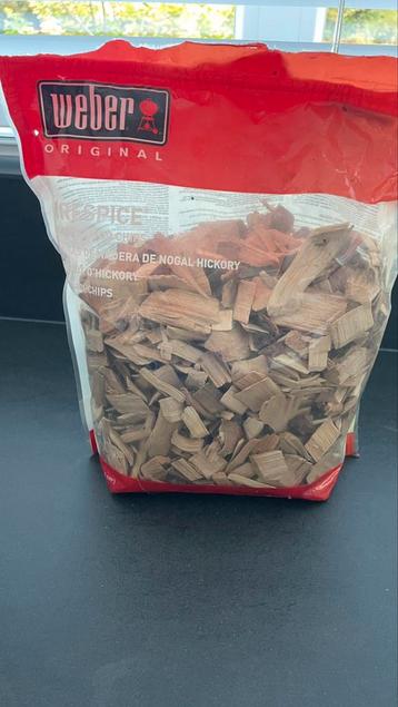 Weber firespice hickory wood chips beschikbaar voor biedingen