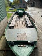 Tuindersvlet met Volvo penta, praam, stalen boot, plat bodem, Ophalen, Gebruikt
