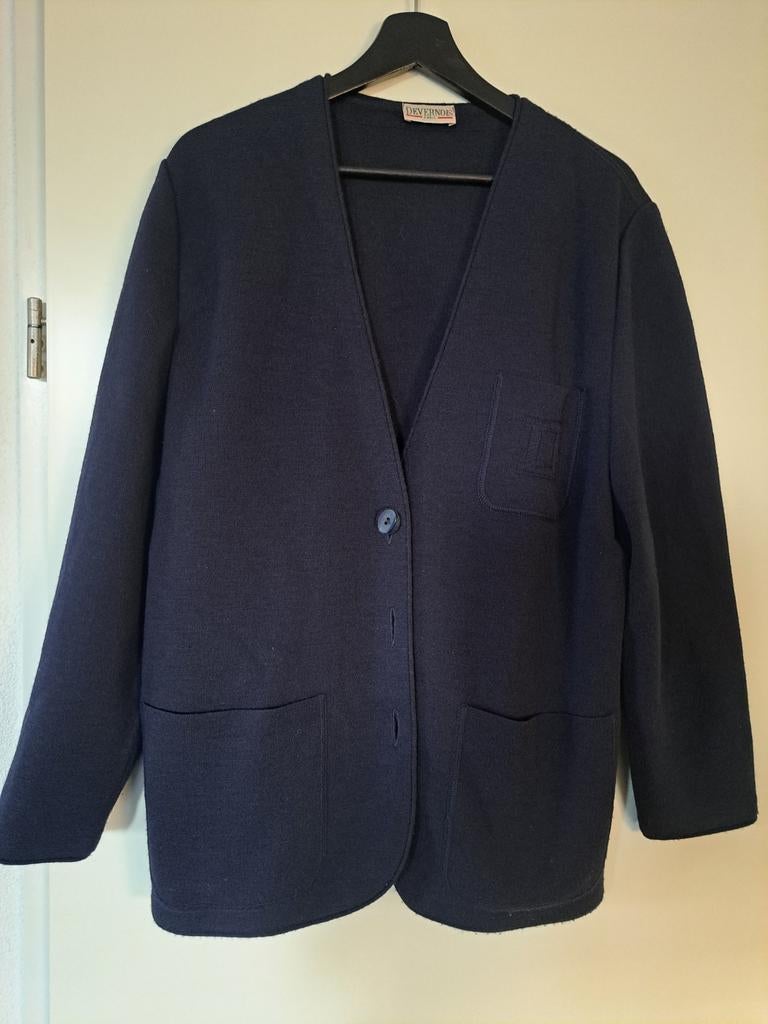 Vest Devernois Paris maat 46 donkerblauw, Kleding | Dames, Truien en Vesten, Devernois Paris, Blauw, Maat 46/48 (XL) of groter