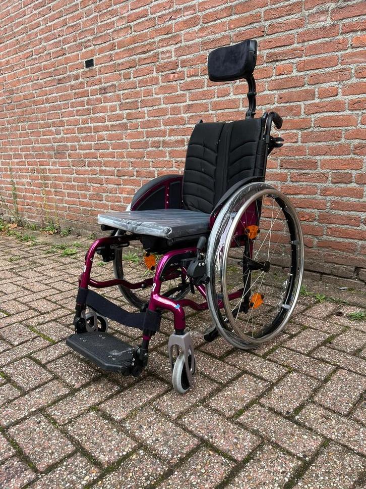 Rolstoel Sunrise Medical Zippie Active als nieuw, Diversen, Rolstoelen, Nieuw, Duwrolstoel, Inklapbaar, Ophalen