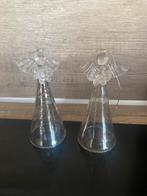 Vintage (ogende) glazen kerst engeltjes, Ophalen of Verzenden, Zo goed als nieuw, Overige materialen, Minder dan 25 cm
