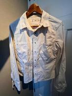 MNG (Mango) Dames rib blouse, Wit, MNG, Maat 42/44 (L), Ophalen of Verzenden