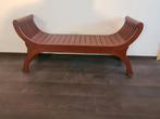 chinees tweezits bank, Ophalen, Minder dan 75 cm, Tweepersoons, Rechte bank