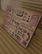 Leuke Messenhouder met Recepten Thema, Huis en Inrichting, Ophalen of Verzenden, Gebruikt