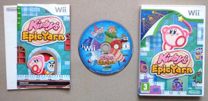 Kirby's Epic Yarn voor de Nintendo Wii Compleet, Spelcomputers en Games, Games | Nintendo Wii, Zo goed als nieuw, Platform, 1 speler