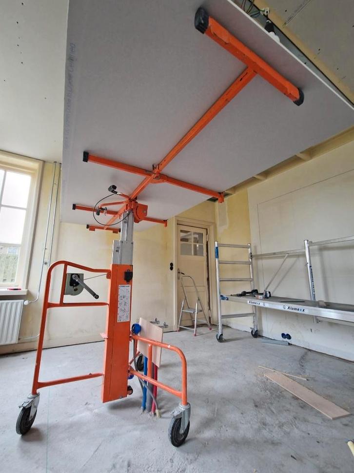 Te huur: professionele Levpano platenlift gipsplatenlift, Doe-het-zelf en Verbouw, Lieren en Takels, Gebruikt, Ophalen