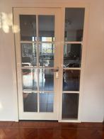 binnendeur met facetgeslepen glas, Doe-het-zelf en Verbouw, Deuren en Horren, Ophalen, Gebruikt, 80 tot 100 cm, Binnendeur