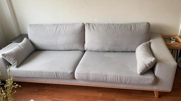Grijze 2.5 zits bank