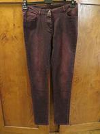 Dames broek jeans Colours of the World mt.38 wijnrood., Kleding | Dames, Overige kleuren, Ophalen of Verzenden, Zo goed als nieuw