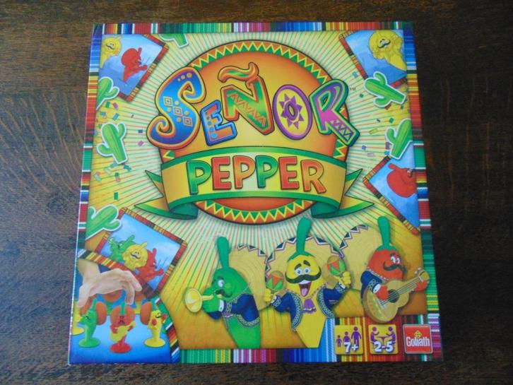 Senor Pepper Spel van Goliath Nieuw, Hobby en Vrije tijd, Gezelschapsspellen | Bordspellen, Zo goed als nieuw, Een of twee spelers