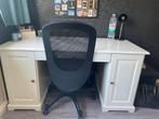 Klassiek wit IKEA bureau, Huis en Inrichting, Ophalen, Gebruikt