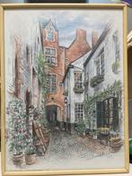 Aquarelprint, Ophalen