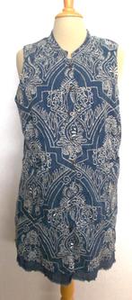 Apart Ibiza/hippie lang bewerkt gilet van Didi! L, Blauw, Maat 42/44 (L), Ophalen of Verzenden, Zo goed als nieuw