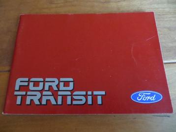 Instructieboek Ford Transit 10-1985, mooie staat! beschikbaar voor biedingen
