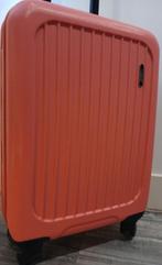 Roze koffer (handbagage), Sieraden, Tassen en Uiterlijk, Koffers, Ophalen, Gebruikt, 50 tot 60 cm, Hard kunststof