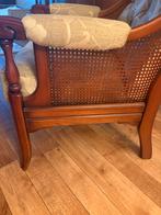 Mooie stoel tafel en staande lamp, Minder dan 75 cm, Ophalen of Verzenden, Zo goed als nieuw, Stof