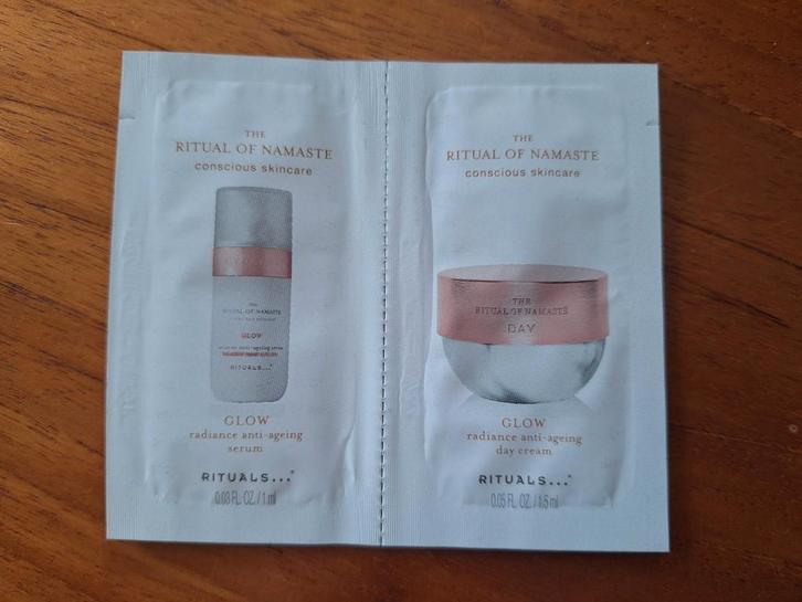 Rituals Namaste Glow Samples, Sieraden, Tassen en Uiterlijk, Uiterlijk | Gezichtsverzorging, Nieuw, Verzorging, Gehele gezicht