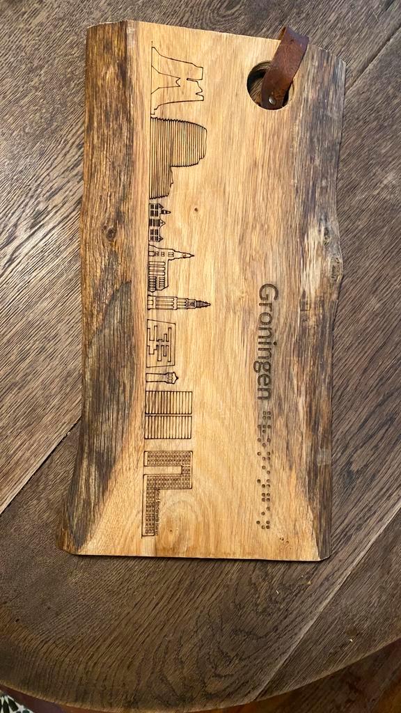 Borrelplank/ Snijplank Groningen, Huis en Inrichting, Keuken | Keukenbenodigdheden, Zo goed als nieuw, Ophalen