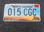 Kentekenplaat North Dakota USA Nummerbord Nummerplaat Licens, Ophalen of Verzenden, Gebruikt, Auto's