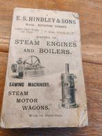 E.S.Hindley & Sons stoommachine boek rond 1900, Auto diversen, Handleidingen en Instructieboekjes, Ophalen of Verzenden