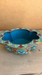 Antieke cloisonné plantenbak, Antiek en Kunst, Antiek | Emaille, Ophalen of Verzenden
