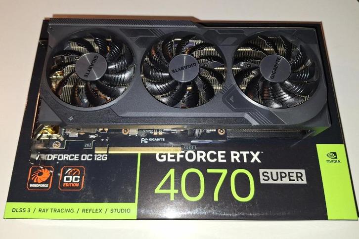 Gigabyte GeForce RTX 4070 SUPER WINDFORCE OC 12G, Computers en Software, Videokaarten, Gebruikt, Nvidia, PCI-Express 4.0, GDDR6