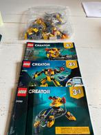 Lego 31090 creator Onderzee robot Compleet, Kinderen en Baby's, Speelgoed | Duplo en Lego, Ophalen of Verzenden, Gebruikt, Complete set
